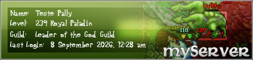 Assinatura de Teste Pally